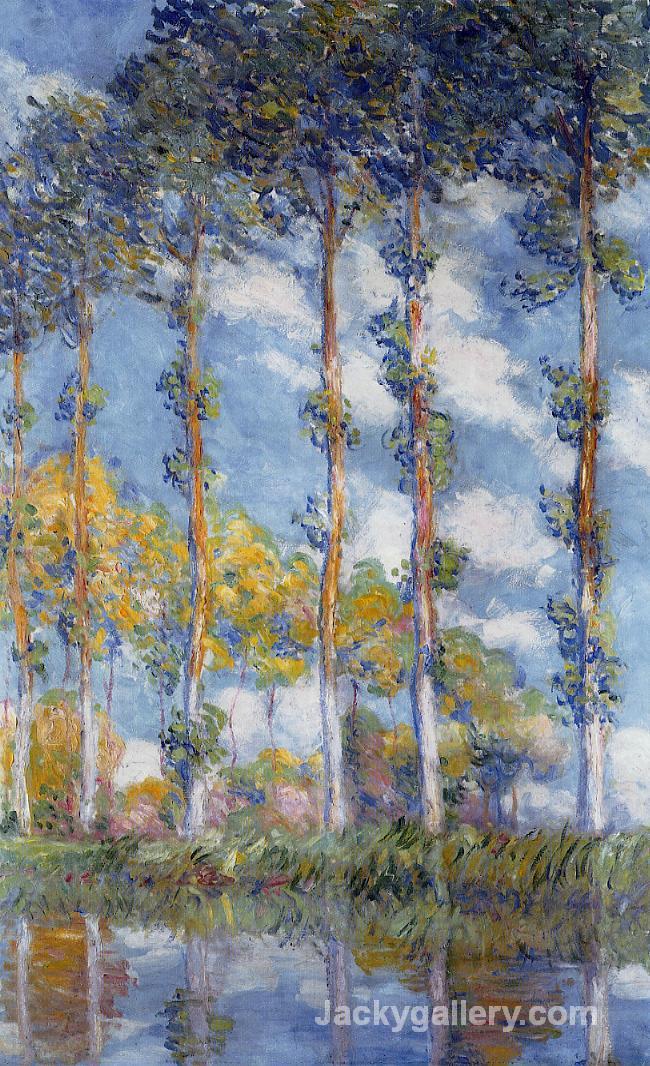 Poplars by Claude Monet paintings reproduction - Click Image to Close